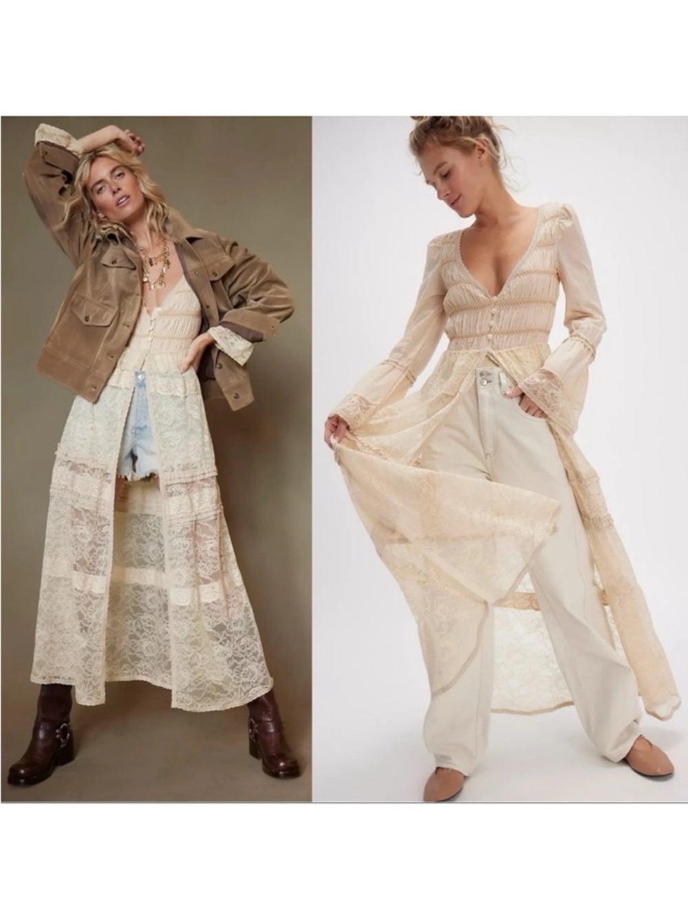 Free People Sweet Saloon Maxi Dress
